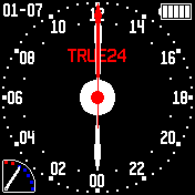 True 24 Hour Analog!