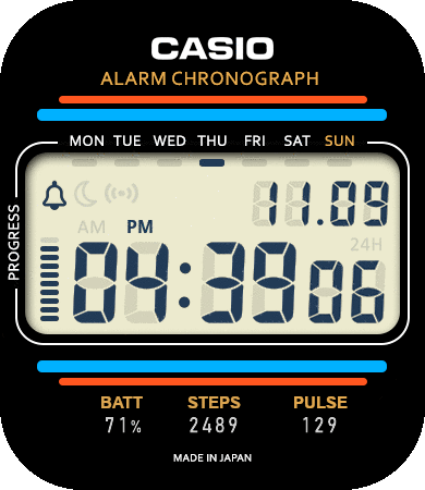 Casio Inspired with AOD