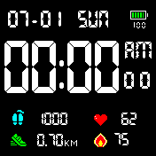 Digital Colour (12h/24h)