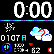 心拍つき(24H表示)