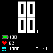 Stock Custom Watchface 12H