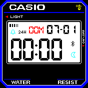 Casio F91-MOD with LockScreen