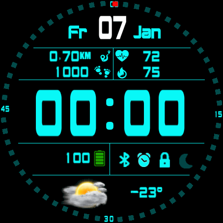 GTR2 Digital Watchface