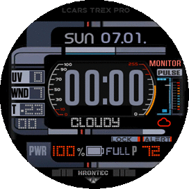 HT0111 Startrek Lcars II Picard dark grey med v2