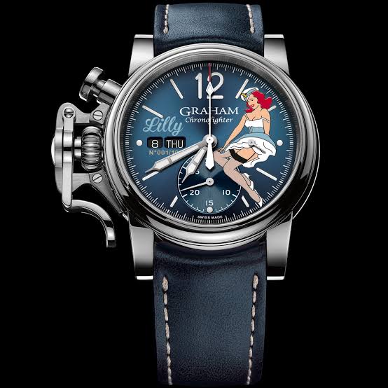 Graham chronofighter vintage nose art  - lilly