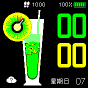 柠檬茶表盘-冰块是蓝牙.gif