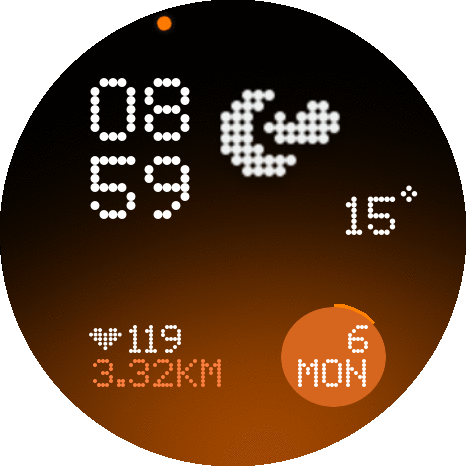 Nothing Sunset Watchface
