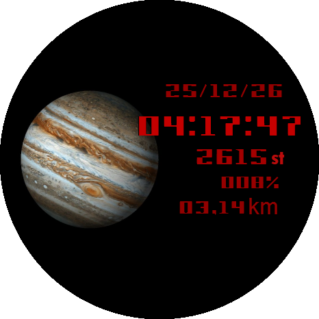 Jupiter watchface