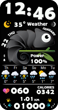 MOD ( colourful Chameleon ) Amazfit Band 7