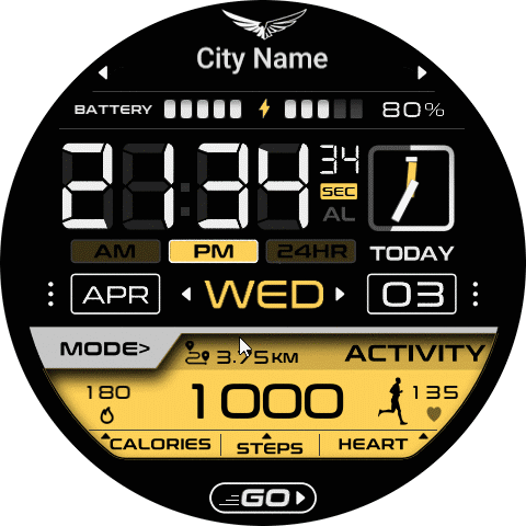 PULSE BLACK + ( Amazfit Balance )