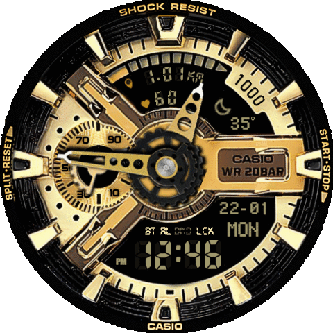 G-S H O C K  W R 2 0 ( Black ) ( Amazfit Balance)