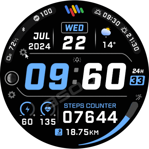 SamWatch PointColor 43 II ( Amazfit Balance )