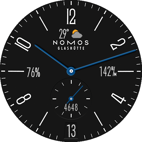 Nomos Tangente Date Black Edition