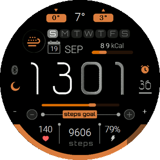 Orange Watchface
