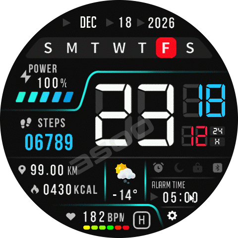 Neon Curves ( Amazfit Balance )