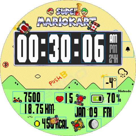 MarioKart SNES  (  Balance )