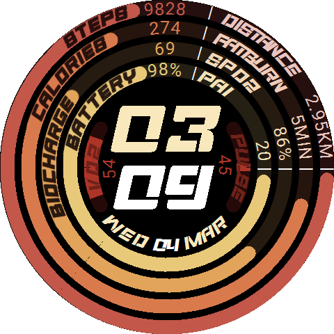 Circles - orange colour option