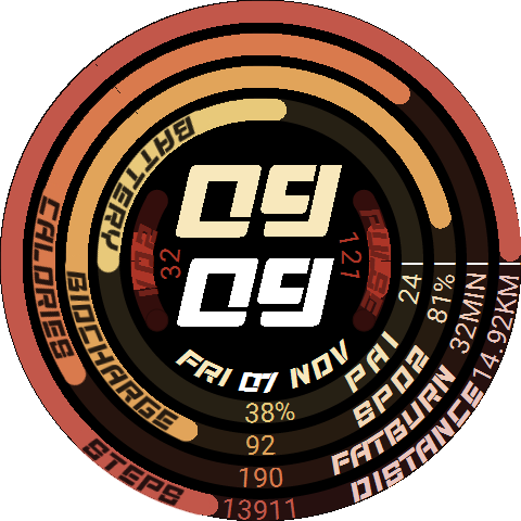 Circles - orange colour option