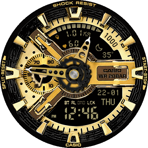 G-S H O C K  W R 2 0 ( Black ) ( Amazfit Balance)