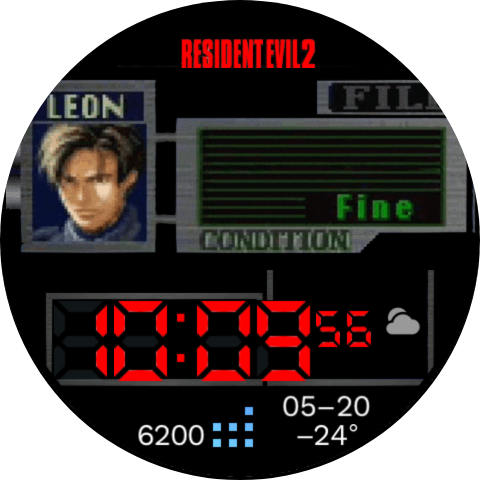 Leon RE2 HUD Condition