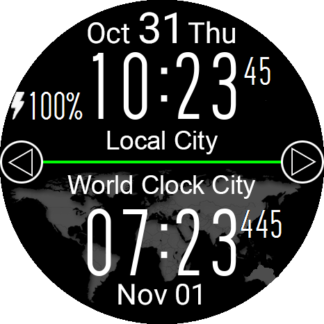 Dual Time Digital 24H steps