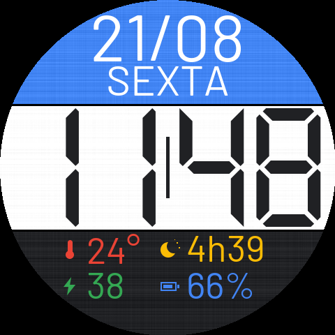 LCD Quatro Cores