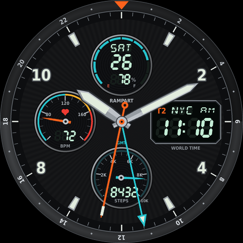 Rampart GMT Ana-Digi (Balance)