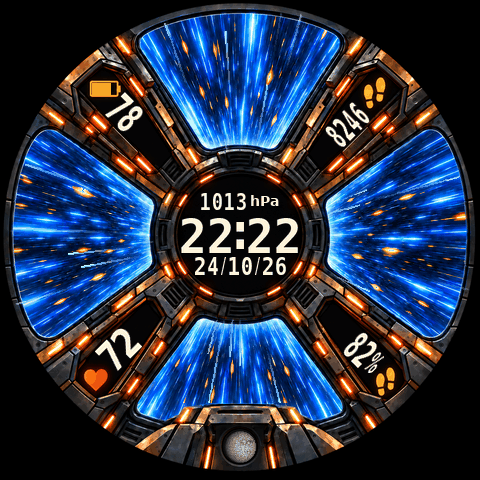 Hyperjump — Animated Hyperspace Cockpit
