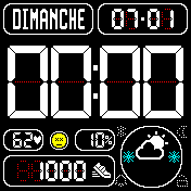 BIG CASIO FR BLACK & WHITE