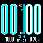 Big Contour Mix Cyan