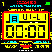 カシオ漢字　彡(ﾟ)(ﾟ)