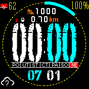 Circle StepsProgress CZ Blue