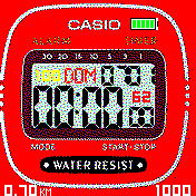 casio red 
