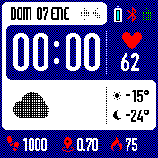 Watchface MD Blue (MOD)