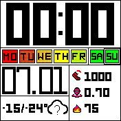 Simple White Watch Face