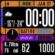 Weather icon well known in Japan