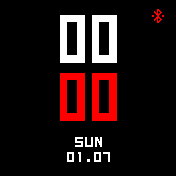 large default 12hr with date