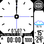 Dual Analog/Digital LCD style watch