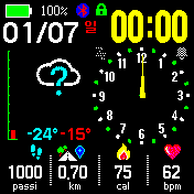 아날로그 시계(전 스테이터스 표시부) 한국어