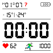 Simple white 12/24 H