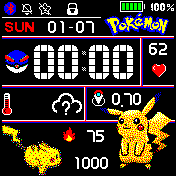 Running Pikachu 24hr