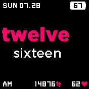 Pebble Sliding Text (pink)