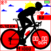 Watch face Amazfit bip Tema Cilista-(Bikers)