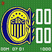 Escudo Rosario Central Verde Blanco