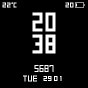 amazfit default white (dd mm)