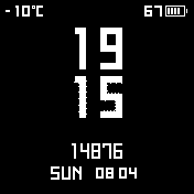 amazfit default white (mm dd)