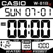 Casio W81-Bip