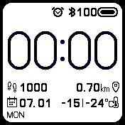 Miui like minimalist watchface