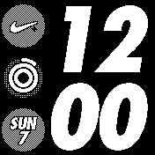 Apple Nike Watch (All White) True 12 HR