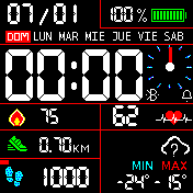 Reloj audi en español 24h